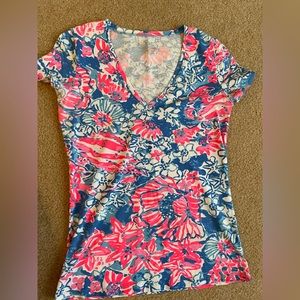 Lilly pulitzer Michele vneck extra small very good used condition